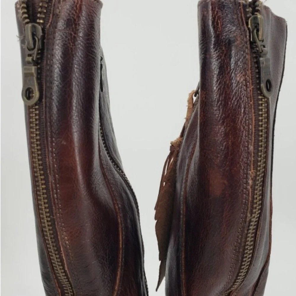 BED STU Glaye Cobbler Series Women's Distressed Leather Boots Size 9